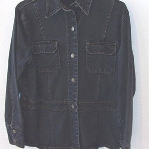 Vintage Bill Blass Jeans Denim Jacket Long Sleeve